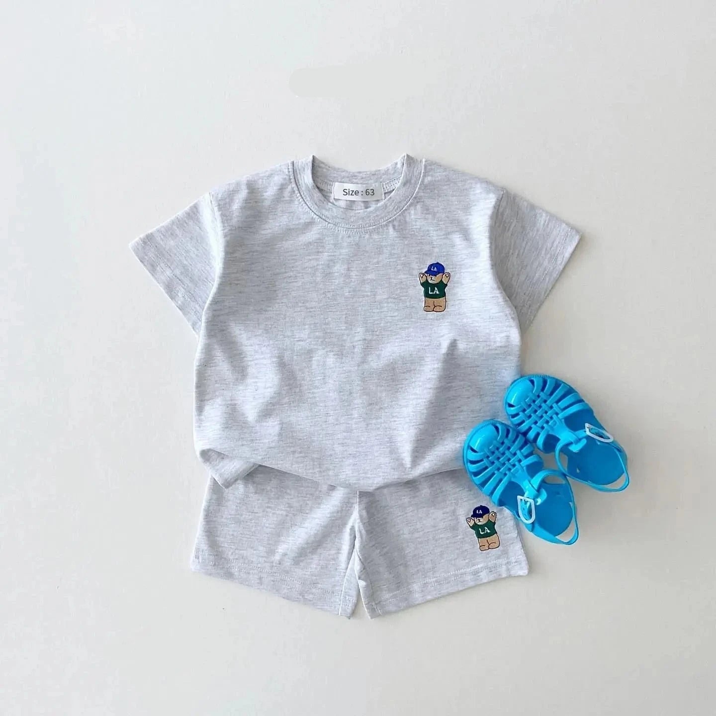 Bear Embroidery Infant Top Angels Club