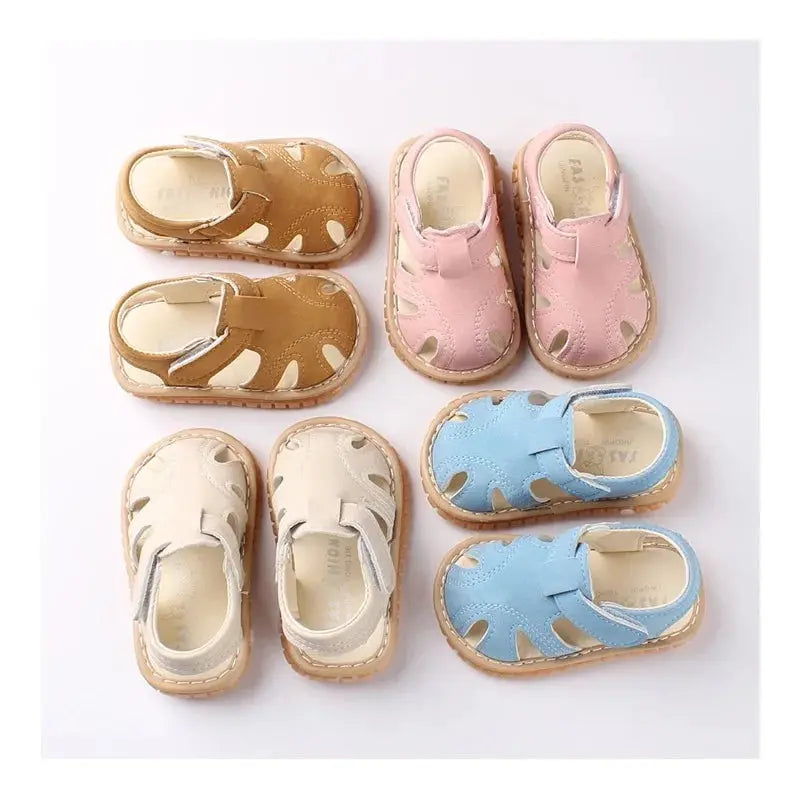 Summer Baby Shoes 2022 Fashion Baby Sandals for Boys Girls Toddler Baby Breathable Hoolow Out Shoes Soft Non-slip Toddler Shoes Angels Club