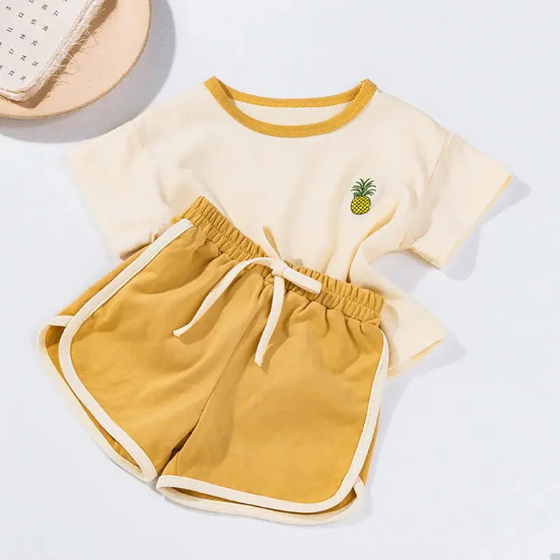 Cute Cartoon Baby Cloth Set Angels Club