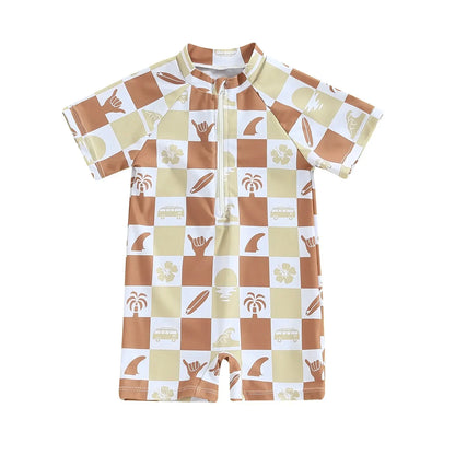 Tree Print Romper Angels Club