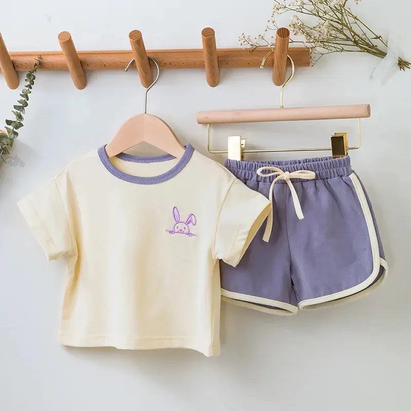 Cute Cartoon Baby Cloth Set Angels Club