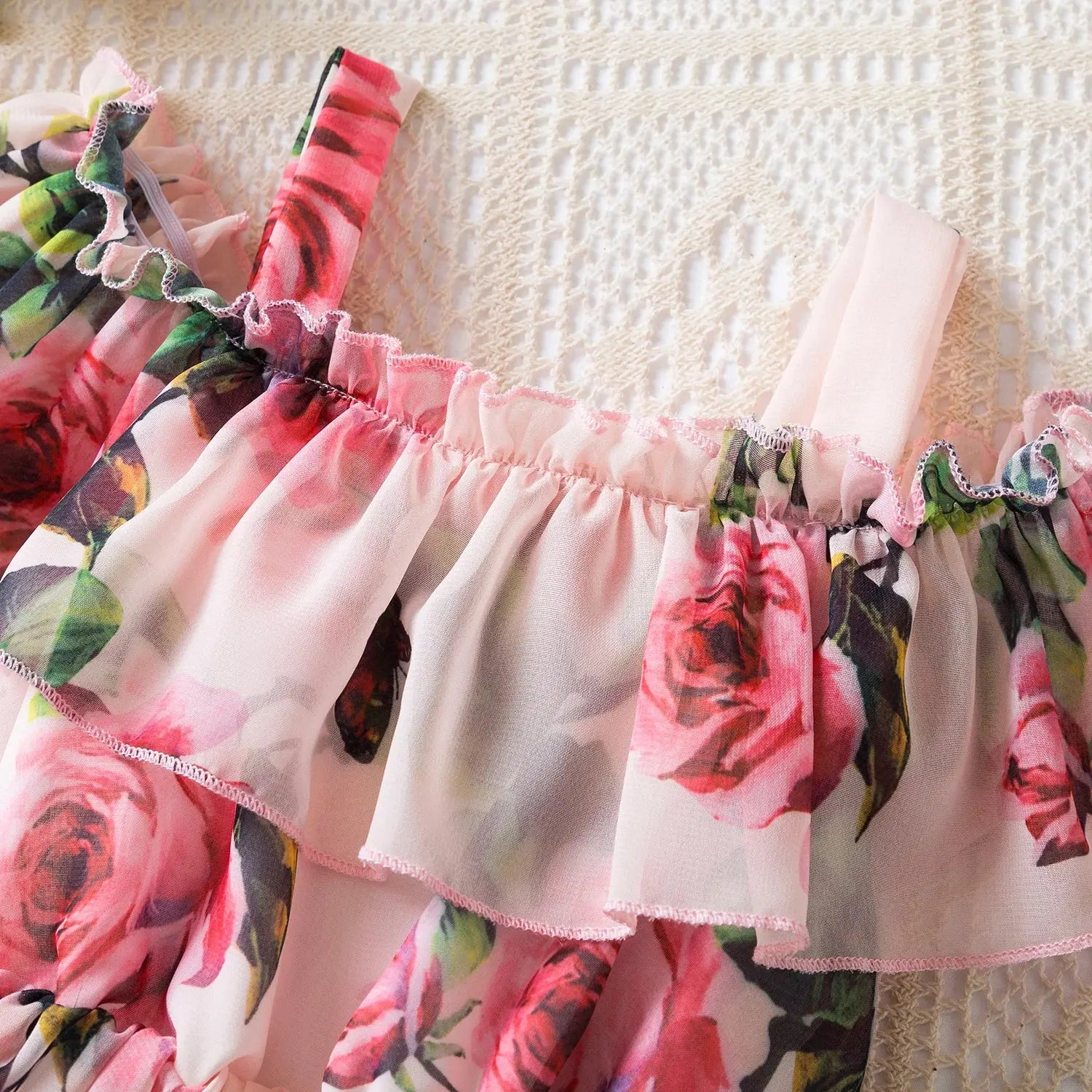 Floral Chiffon Summer Dress Angels Club