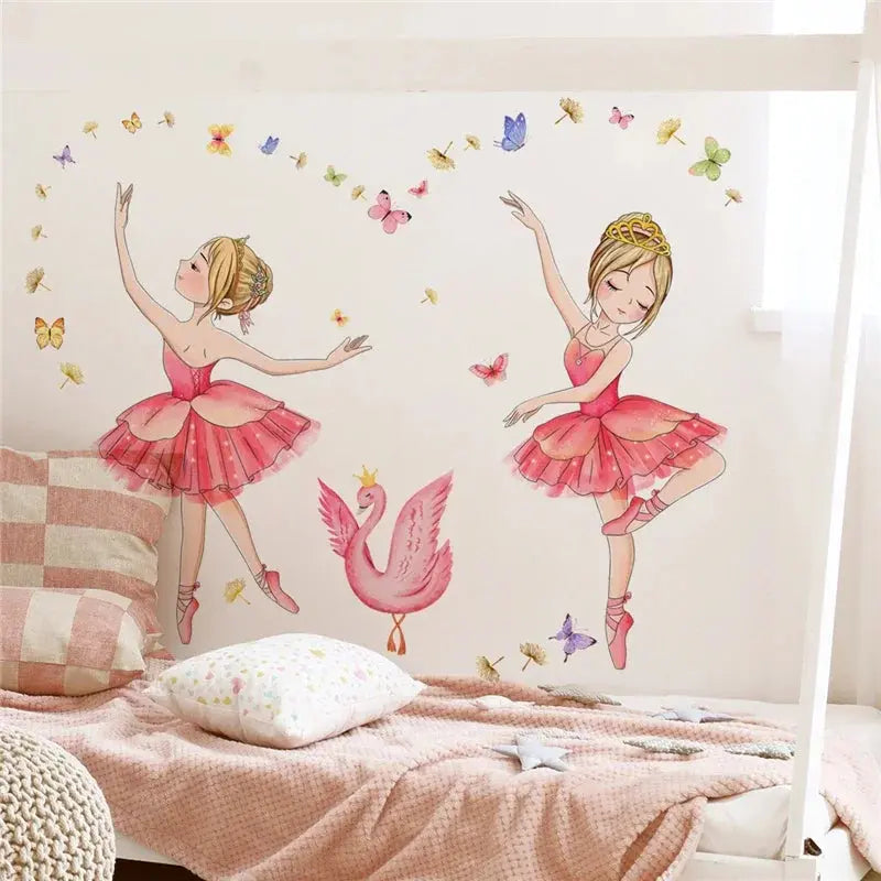 Princess Swan Wall Stickers Angels Club