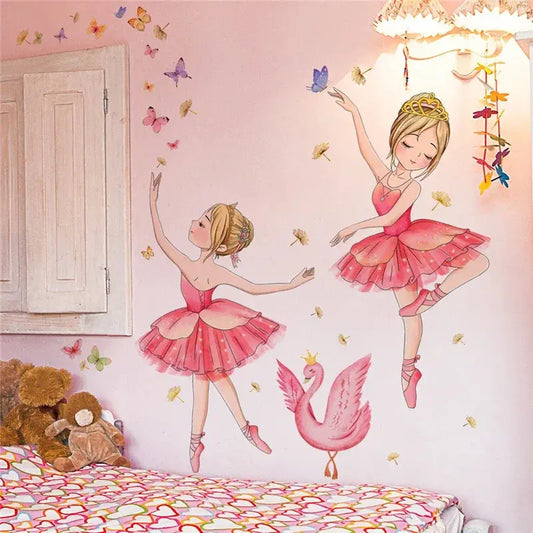 Princess Swan Wall Stickers Angels Club