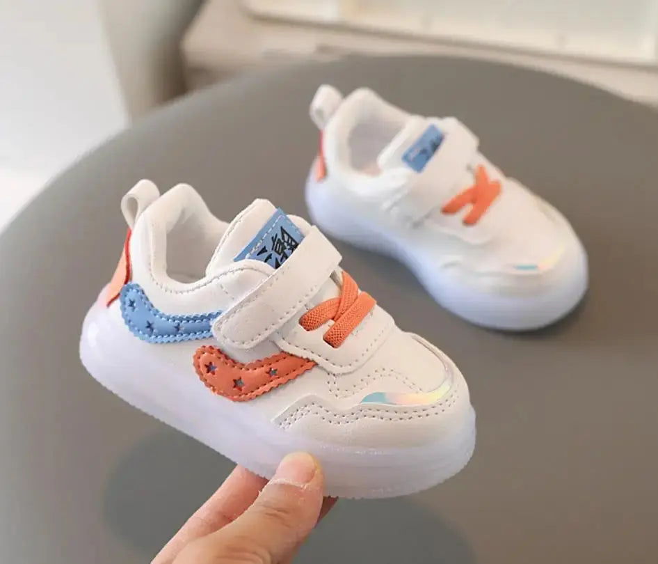 Toddler Baby shoes 0 to 6 Months Boys Breathable Non-slip Soft-soled First Walkers Infant Lightweight Shoes Kids Girl Sneakers Angels Club