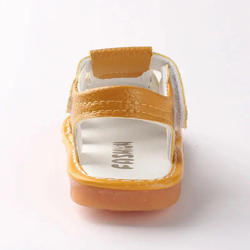 Baby Sandals New Infant Baby Boy Girl Shoes Toddler Flats Summer Soft Rubber Sole Anti-Slip Crib Shoes First Walker 0-18Months Angels Club