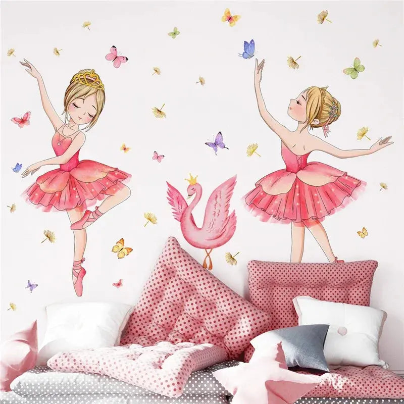 Princess Swan Wall Stickers Angels Club