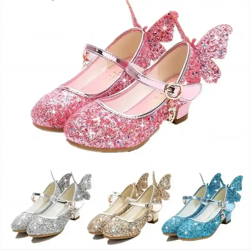 Princess Butterfly Glitter Heels Angels Club