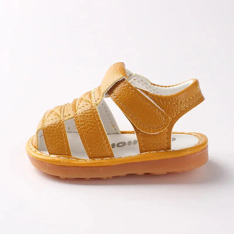 Baby Sandals New Infant Baby Boy Girl Shoes Toddler Flats Summer Soft Rubber Sole Anti-Slip Crib Shoes First Walker 0-18Months Angels Club