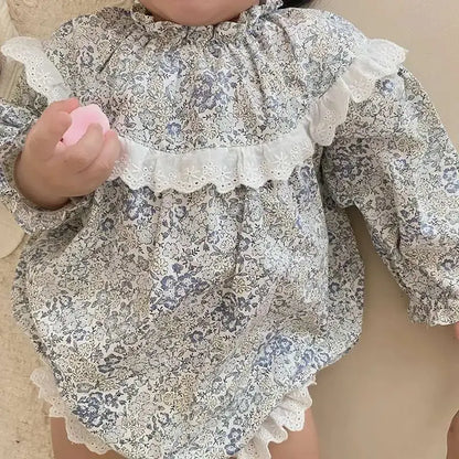 Spring Baby Floral Romper Angels Club