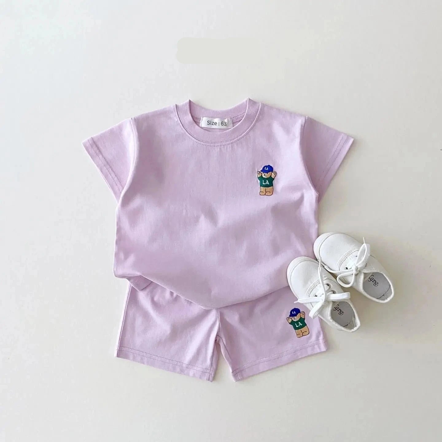 Bear Embroidery Infant Top Angels Club