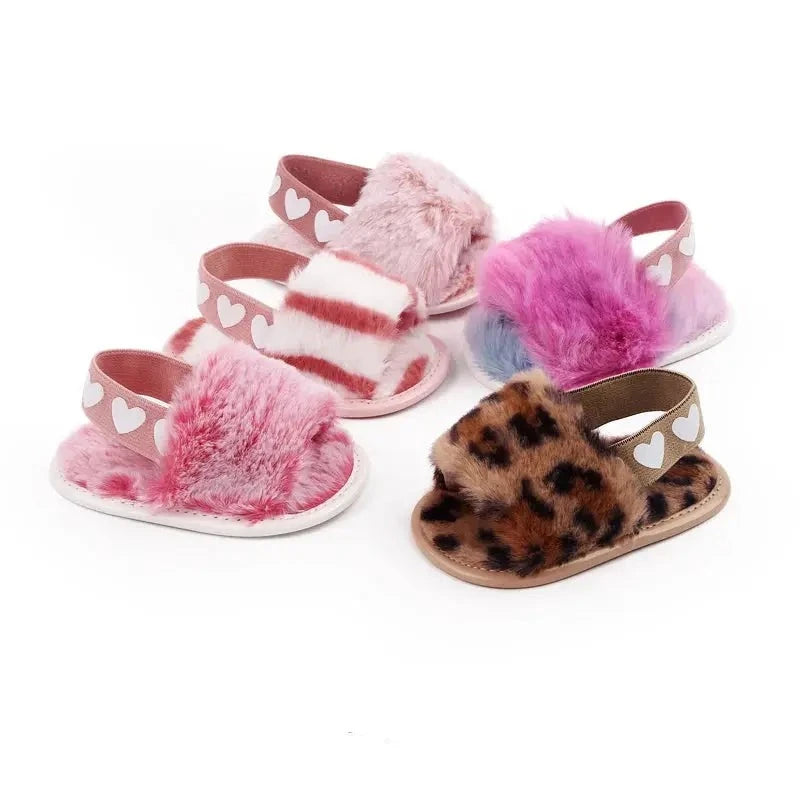 Baby Girl Pink Winter Slipper Angels Club