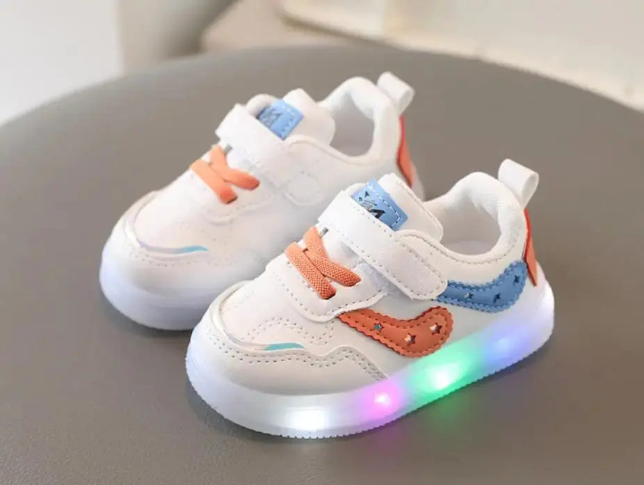 Toddler Baby shoes 0 to 6 Months Boys Breathable Non-slip Soft-soled First Walkers Infant Lightweight Shoes Kids Girl Sneakers Angels Club