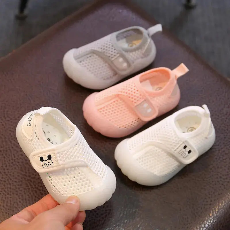 Baby Shoe Boys/Girls Toddler Shoe 2023Summer New Boy Breathable Mesh Sport Shoe Girls shoe Soft Sole Casual Shoe Kids Shoe Tênis Angels Club