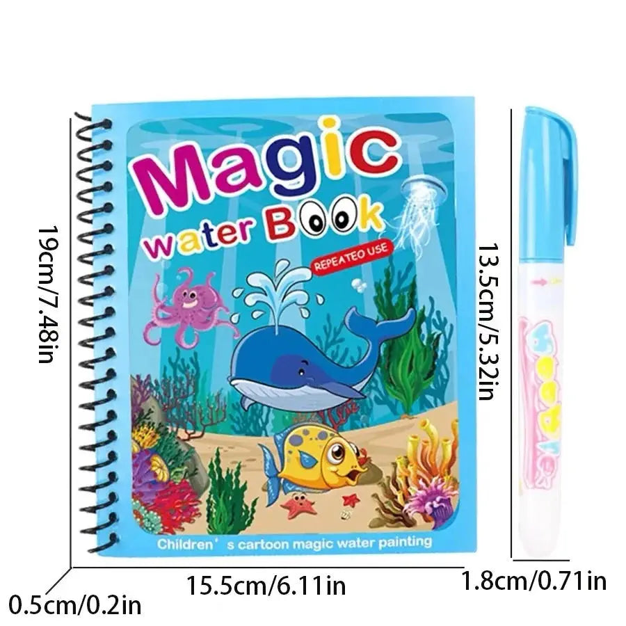 Magic Water Painting Book Angels Club