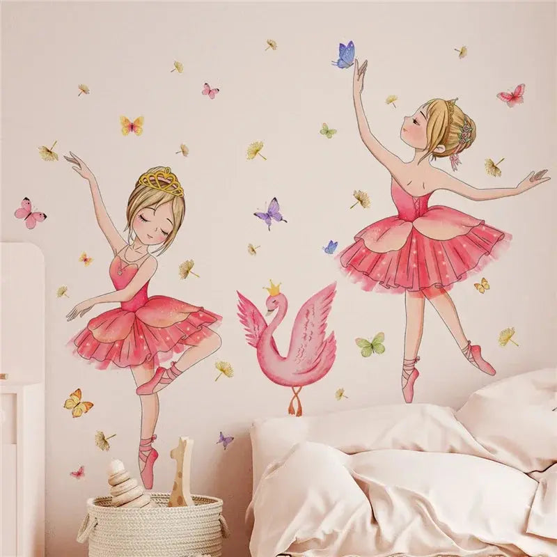 Princess Swan Wall Stickers Angels Club