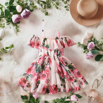 Floral Chiffon Summer Dress | Summer Dresses Angels Club